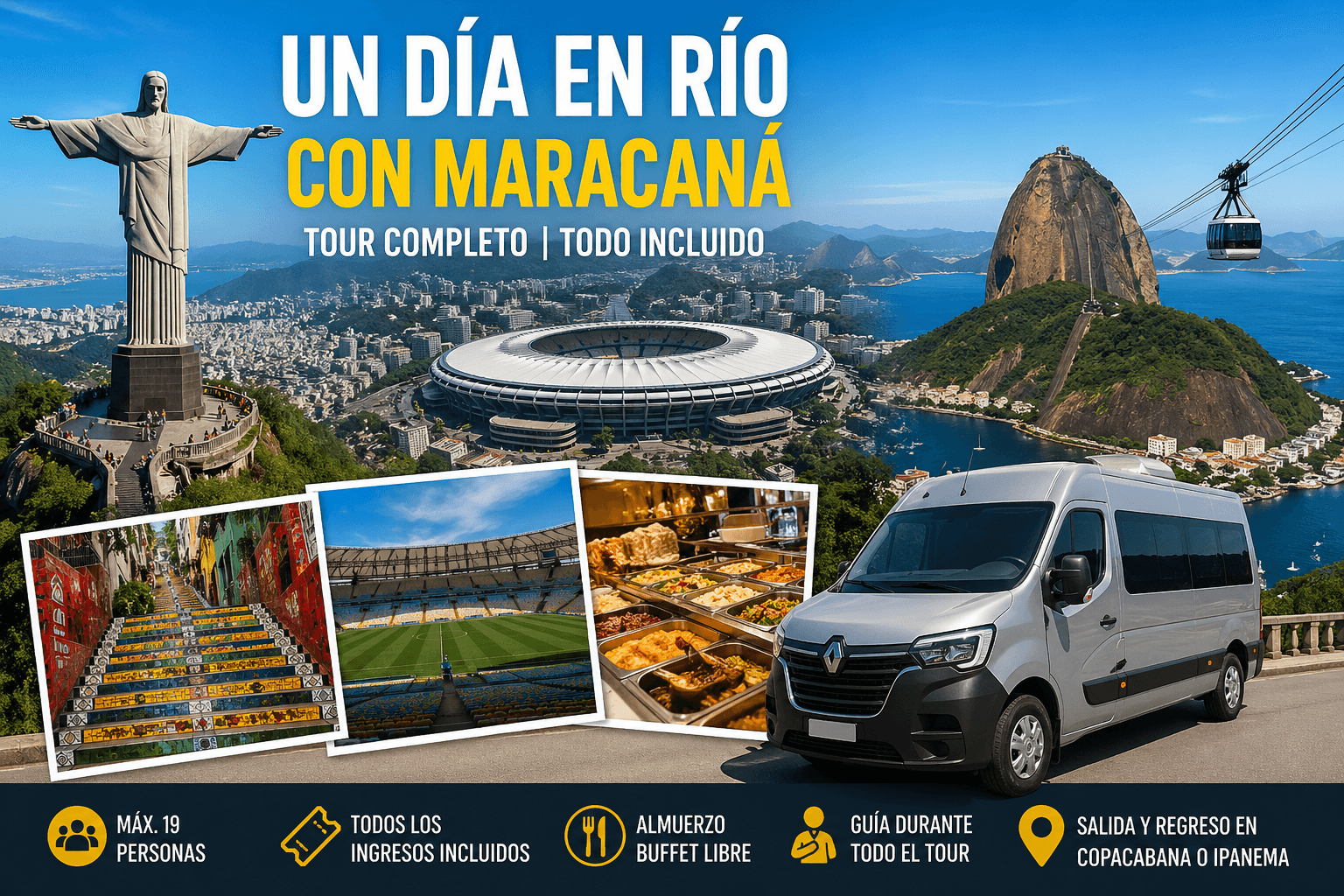 Un día Inolvidable en Río de Janeiro